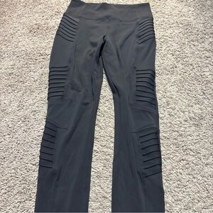 Athleta Black Textured Leggings
